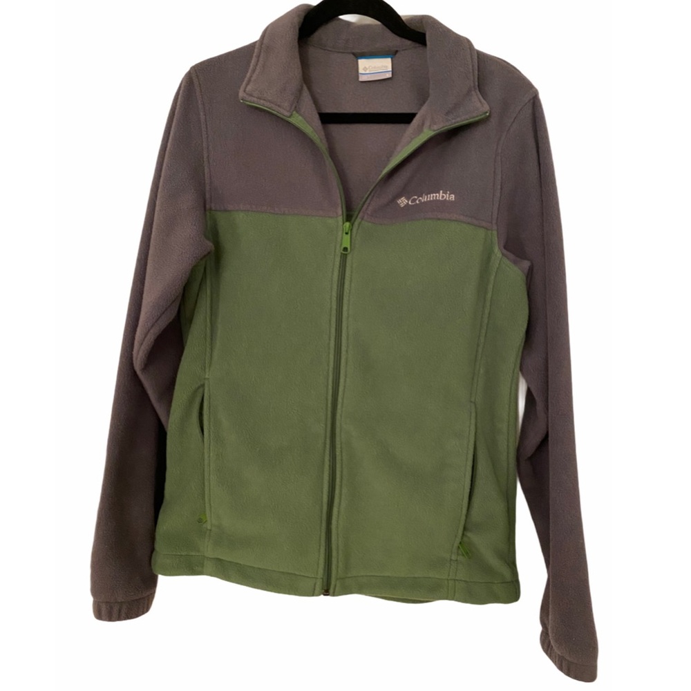 Columbia Green and Grey Jacket Men’s Size Small